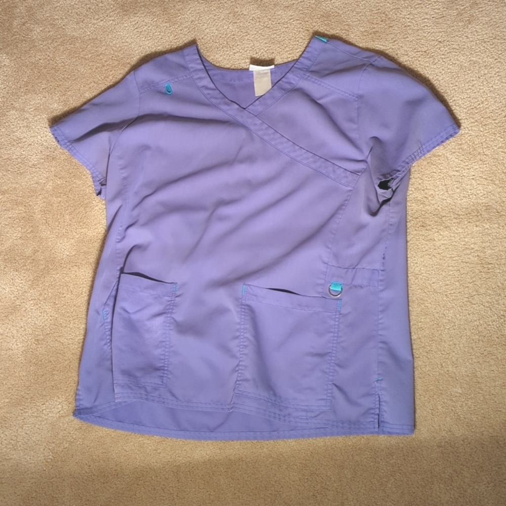 Scrubstar Purple Scrub Top